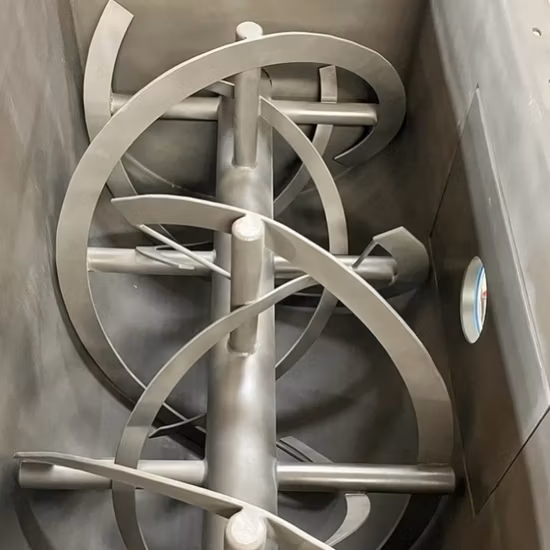 Mélangeur de ruban de mélangeur de granules de poudre d'acier inoxydable de grande capacité/équipement de mélange