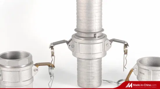 Raccords Camlock à tige de tuyau rainurée en aluminium moulé sous pression